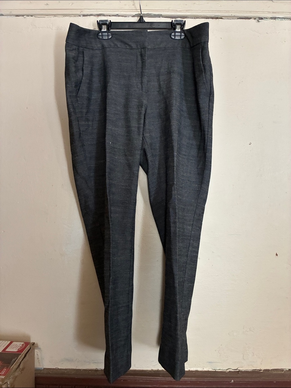 Ann Taylor Dark Gray Tapered Women's Dress Pants